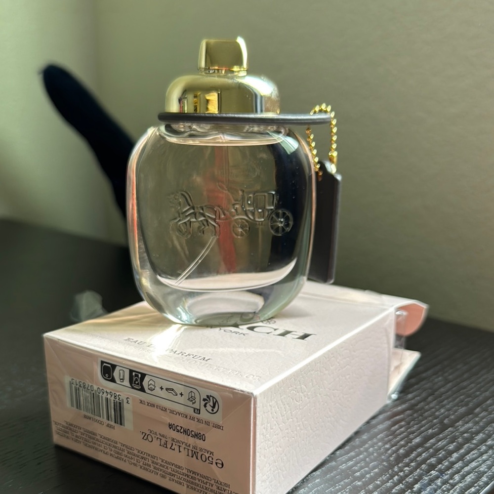 Coach Fragrance with Gold Accents